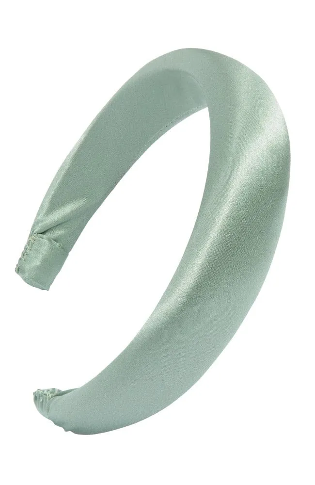 1 1/2" Padded Headband - Silk Charmeuse