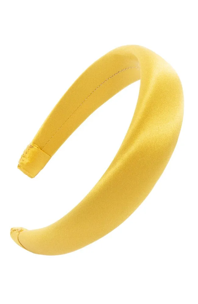 1 1/2" Padded Headband - Silk Charmeuse