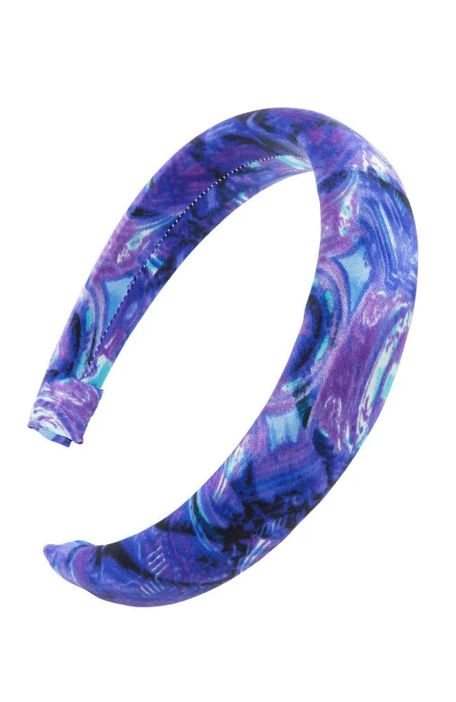 1 1/2" Padded Headband - Silk Charmeuse