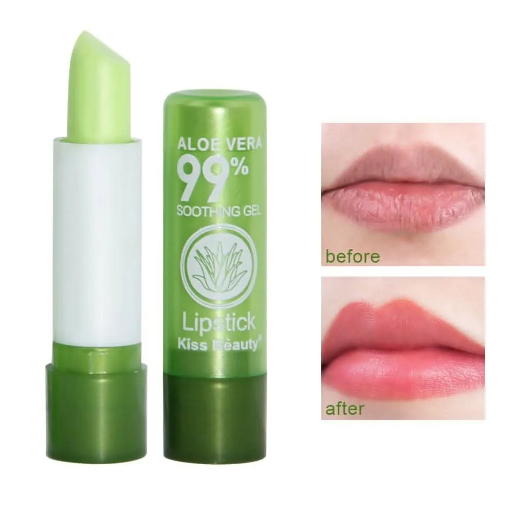 99% Aloe Vera Essence Color Changing Lip Balm cum lipstick