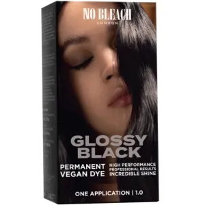 Bleach London Glossy Black Permanent Hair Dye Kit