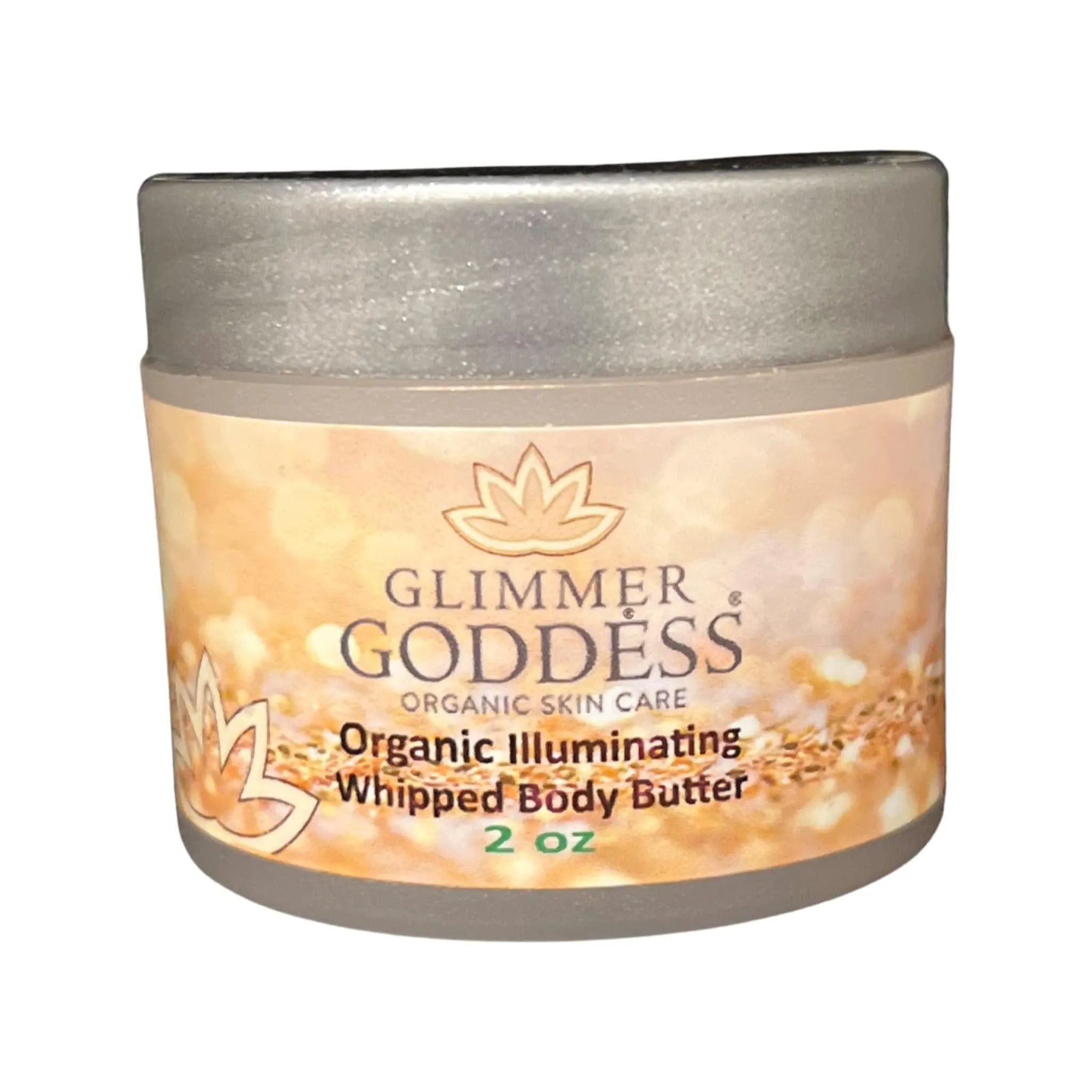 Diamond Color Organic Shimmer Body Butters Travel Size 2 oz Level 3 Nourishing