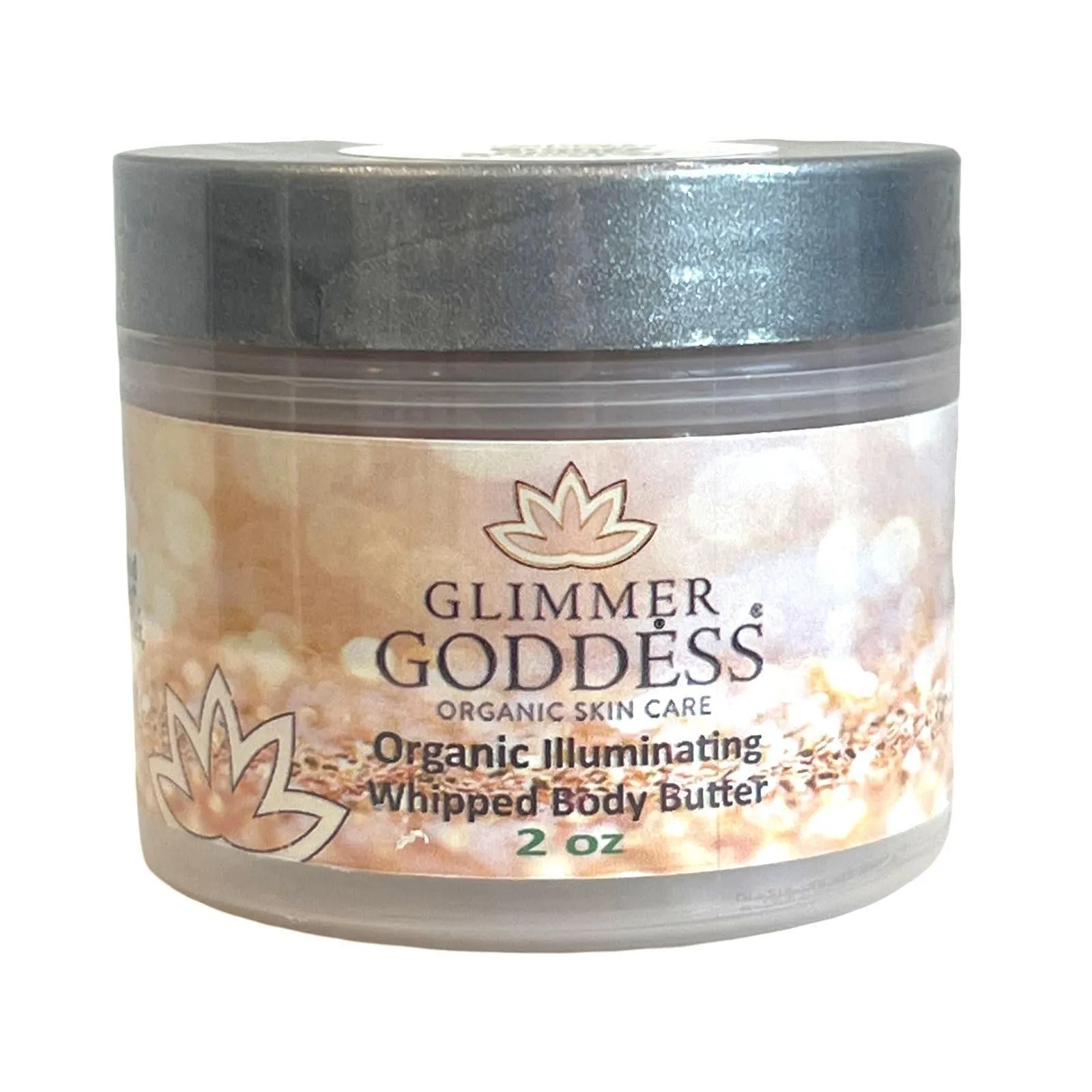 Diamond Color Organic Shimmer Body Butters Travel Size 2 oz Level 3 Nourishing