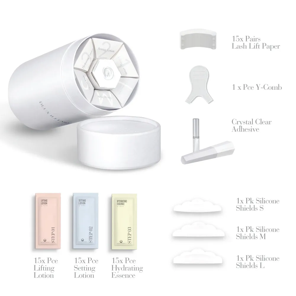 DLUX Pro Illumination Lash Lift Kit - 15 Applications