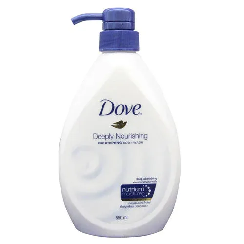 Dove Deeply Nourishing Body Wash Nutrium Moisture Smooth and Soft Body Wash 550 ml 18 oz 2-PACK