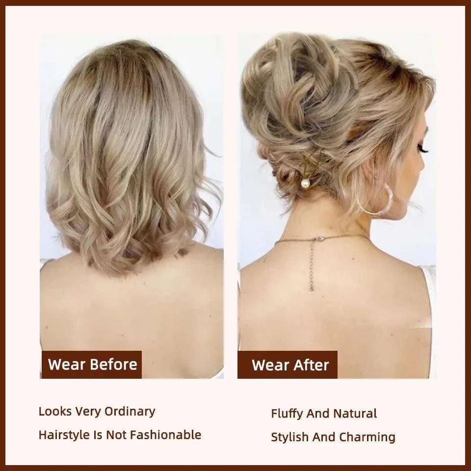 Effortless Wavy Curly Ponytail Extension: Chic & Textured