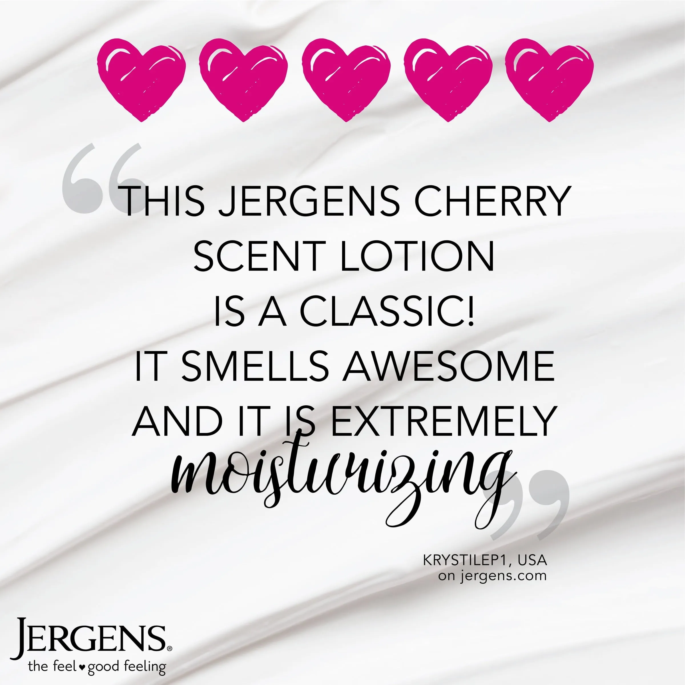 Jergens Hand and Body Lotion, Original Scent Dry Skin Moisturizing Body Lotion, with Cherry Almond Essence, 21 Oz