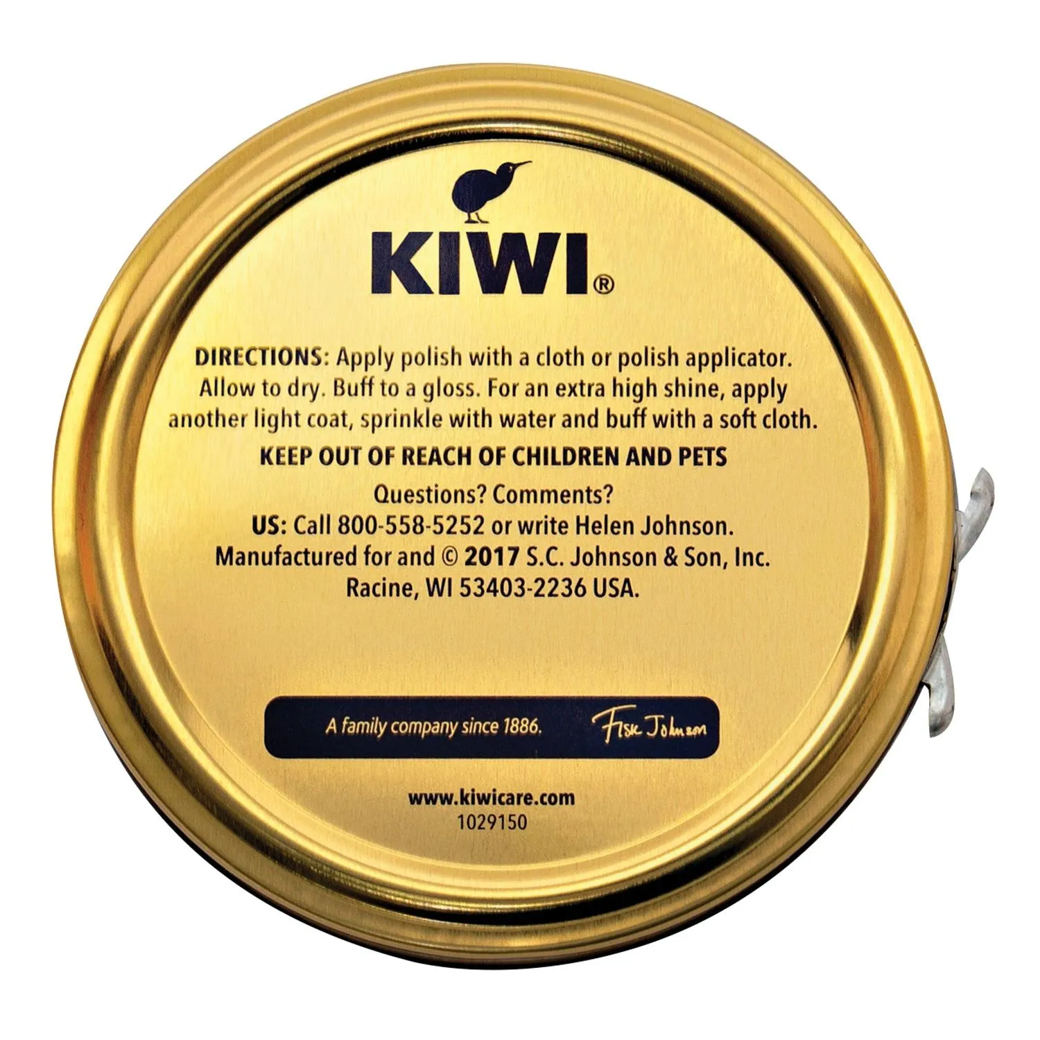 Kiwi Shoe Polish, Giant Size, 2.5 oz