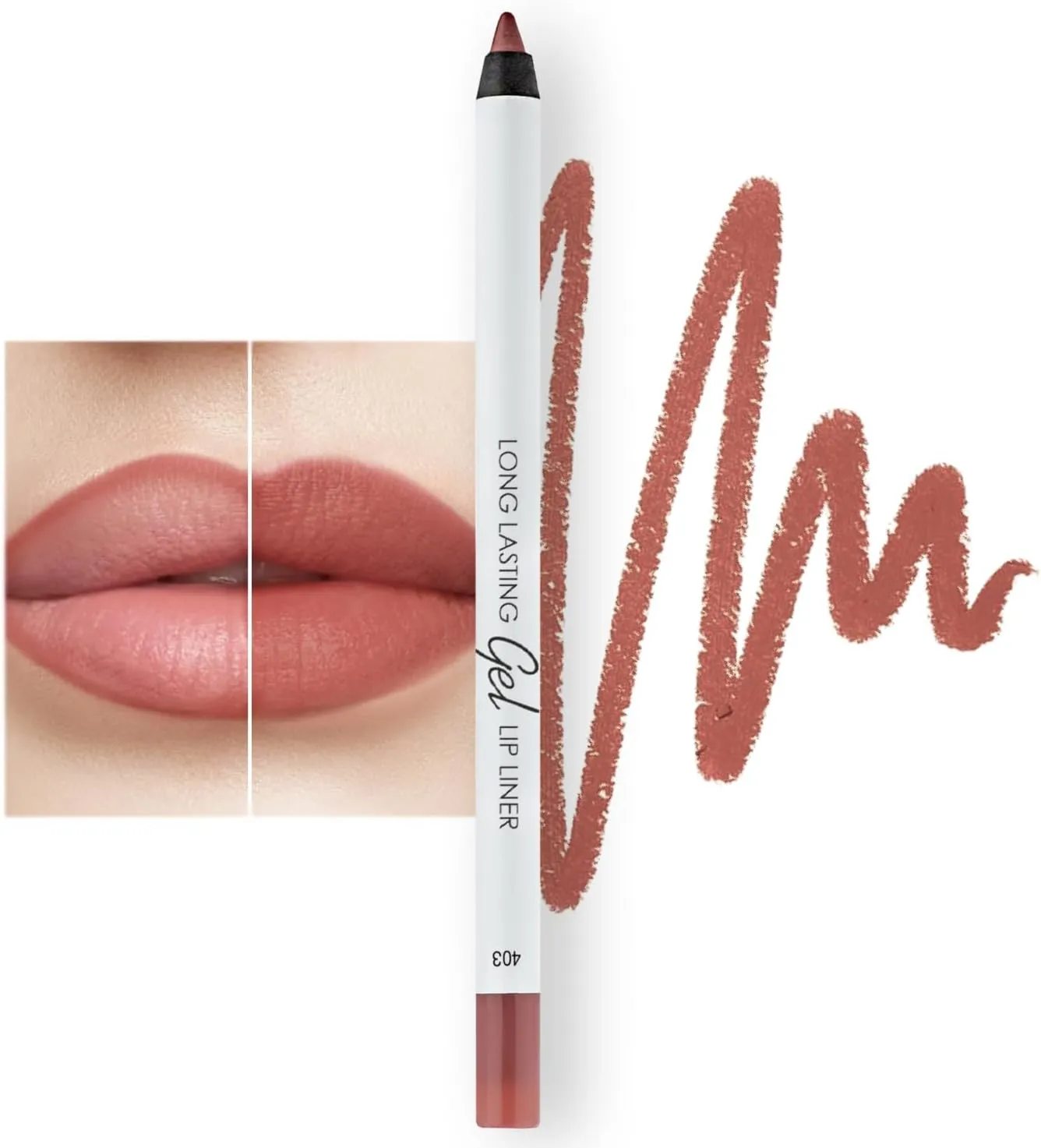 LAMEL Long lasting Gel Lip Liner 403 Burnt Ocher