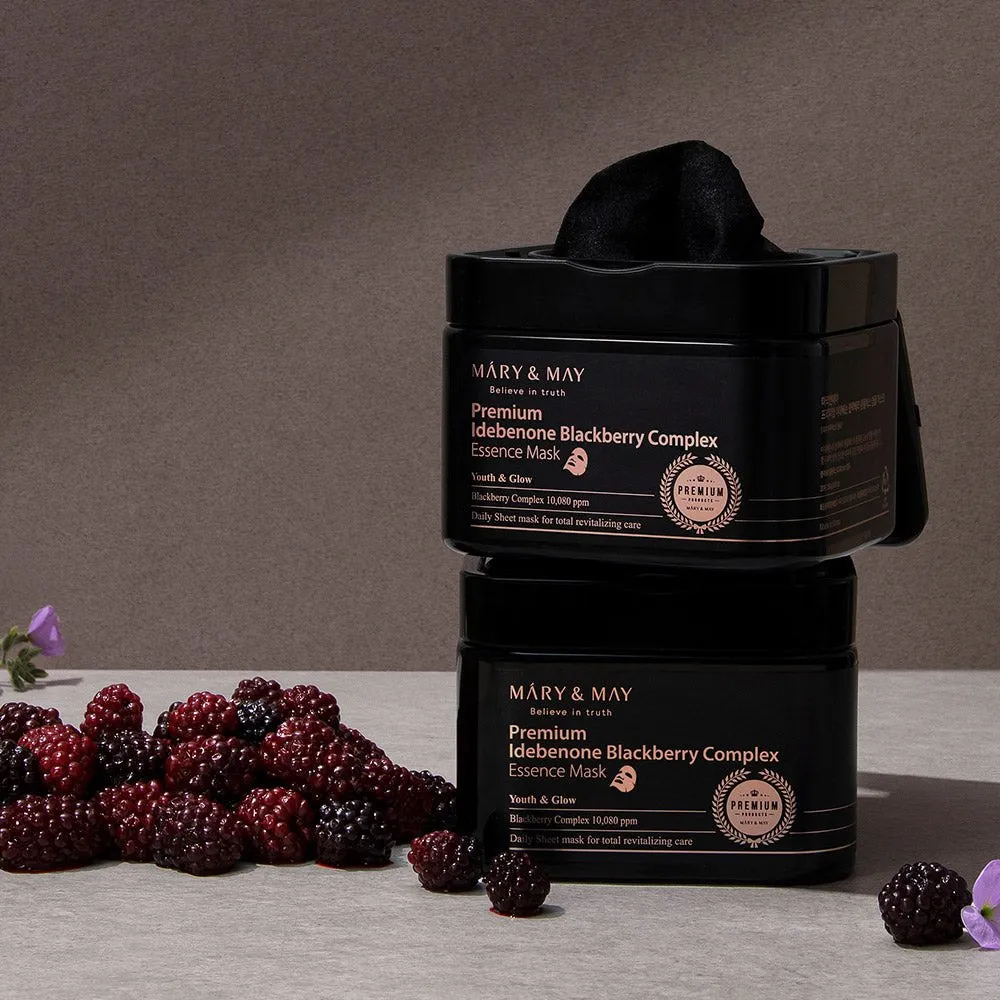 Premium Idebenon Blackberry Complex Essence Mask 20EA