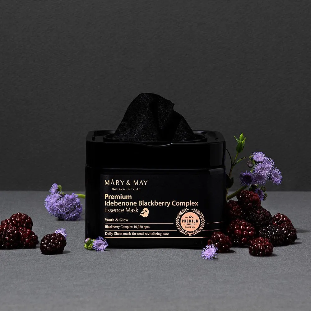 Premium Idebenon Blackberry Complex Essence Mask 20EA