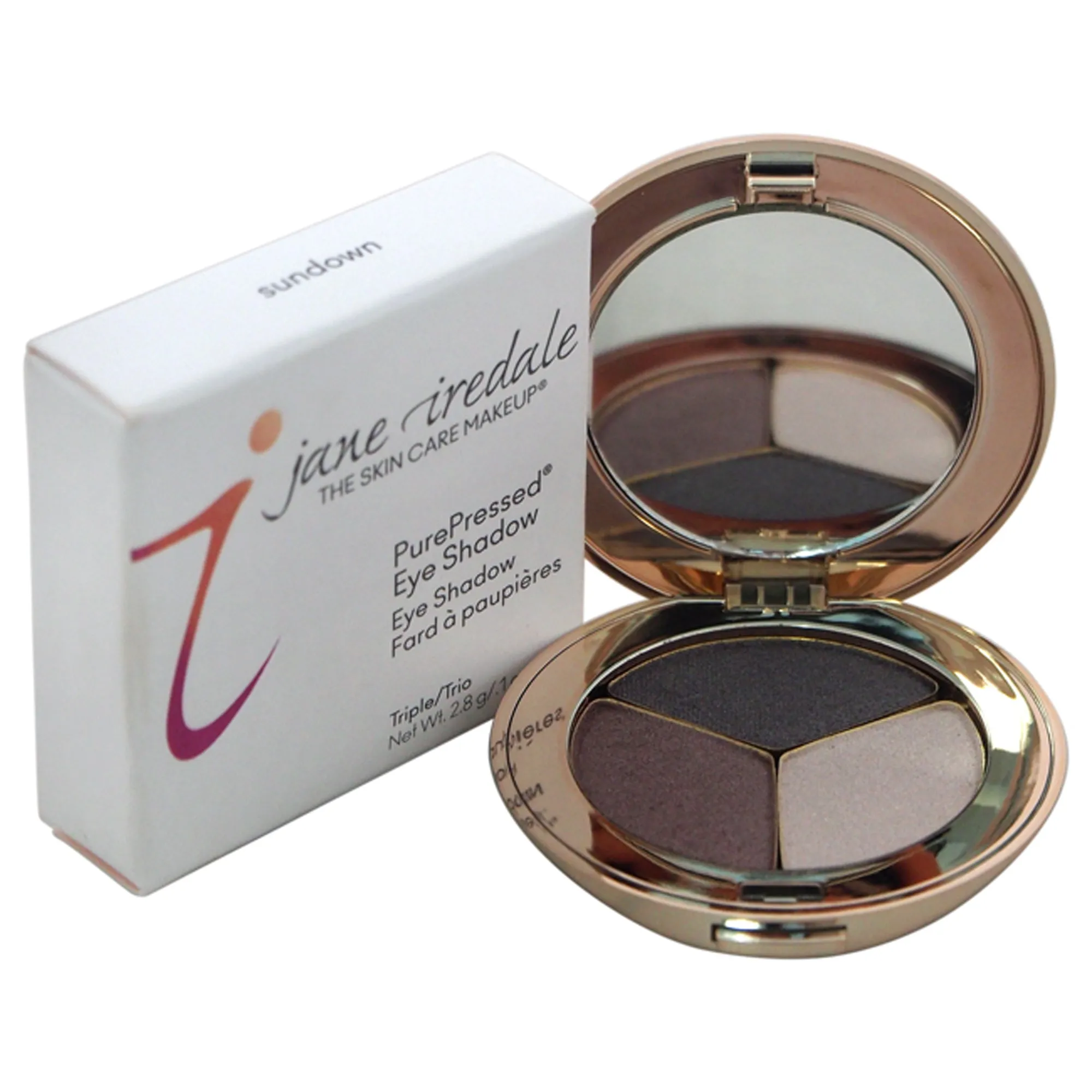 PurePressed Eyeshadow Triple - Sundown by Jane Iredale for Women - 0.1 oz Eyeshadow