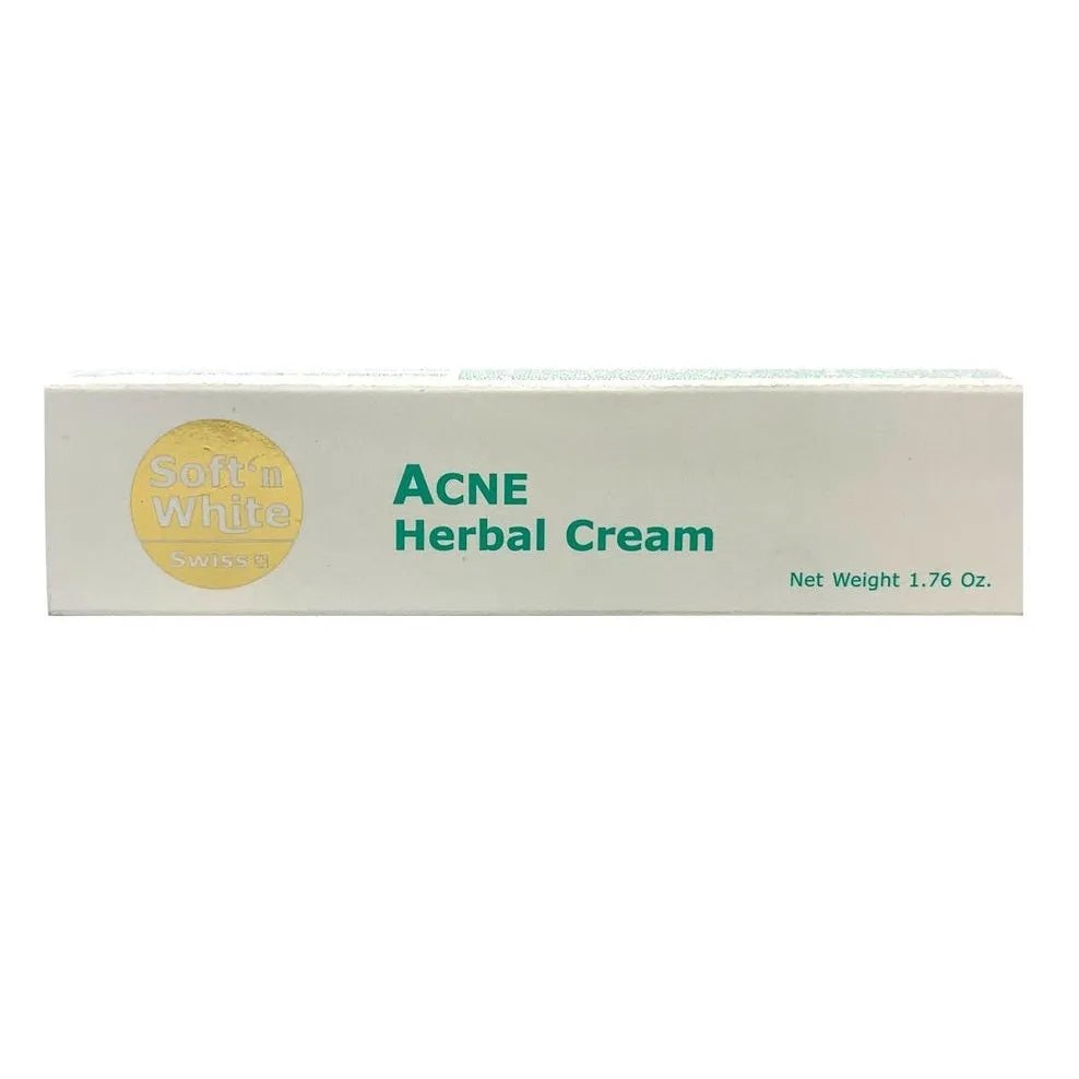 Swiss Soft'n White Acne Herbal Cream 50g